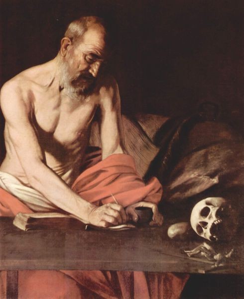 Caravaggio (1573-1610) Hieronymus 1608 Valletta, Kathedrale