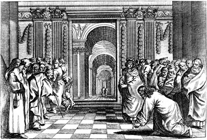 anonym Illustration der Lutherbibel ; Holzschnitt Nürnberg 1702