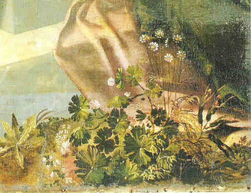 Bamberger Himmelfahrt, Detail: Blumenstilleben