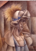 Metzinger, Las plume jaune 1912 71x52 1912 aus Besitz Quinn 1916
