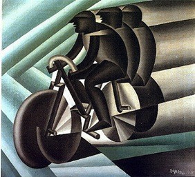 Fortunato Depero (1892-1960), ciclisti 1922