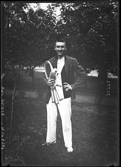 André Gobert (1980-1951) Tennischampion 1913