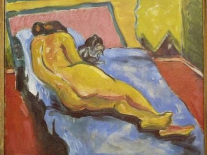 gefälschter Pechstein nach dem Aquarell