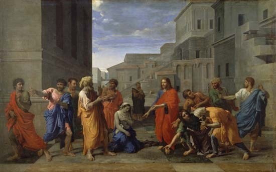 Nicolas Poussin(1593-1665) , Louvre Paris (Lw.122x195cm) 1653