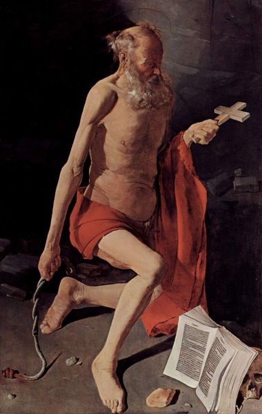 Georges de la Tour (1593-1652), Hieronymus (1628-30), Grenoble M.d.b.A.