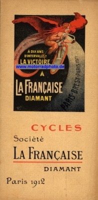 Reklameplakat La Française / Diamant" 1912