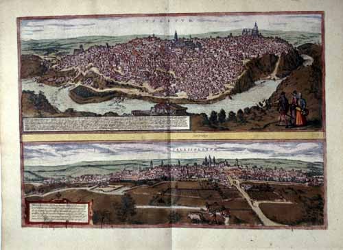 Stadtansichten Toledos und Valladolids Köln 1572-1612 (Civitates orbis terrarum)
