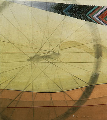 Marcel Duchamp, Tu m... 1913, Detail: Schatten des Rades von 1913