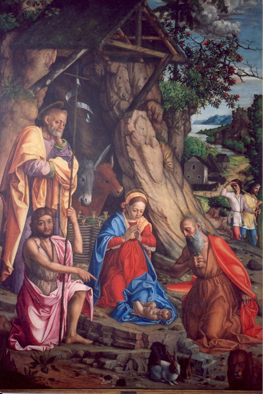 Girolamo dai Libri (1474-1555), Presepe dei Conigli, Verona Mus.d.Castelvecchio