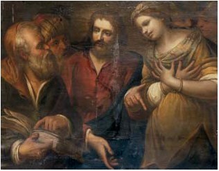 scuola genovese XVII Öl/Lw.93x117cm (Cambi casa d'aste Genova, Feb.2007)