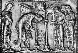 Codex aureus-Deckel, St.Emmeran, Rheims um 870; Detail