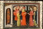 Miniatur des Alexandermeisters um 1430, den Haag kö. Bibl.(KB 78D 38I) 6,5x9cm