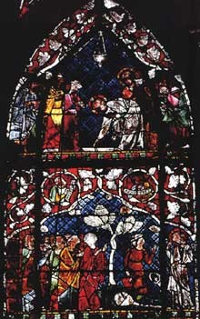 Strassburg Münster, südl.Seitenschiff 2. Fester nach Katharinenkap. um 1340