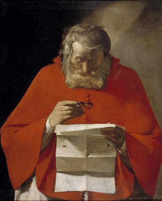 Georges  de la Tour (1593-1652), Hieronymus, Madrid Prado