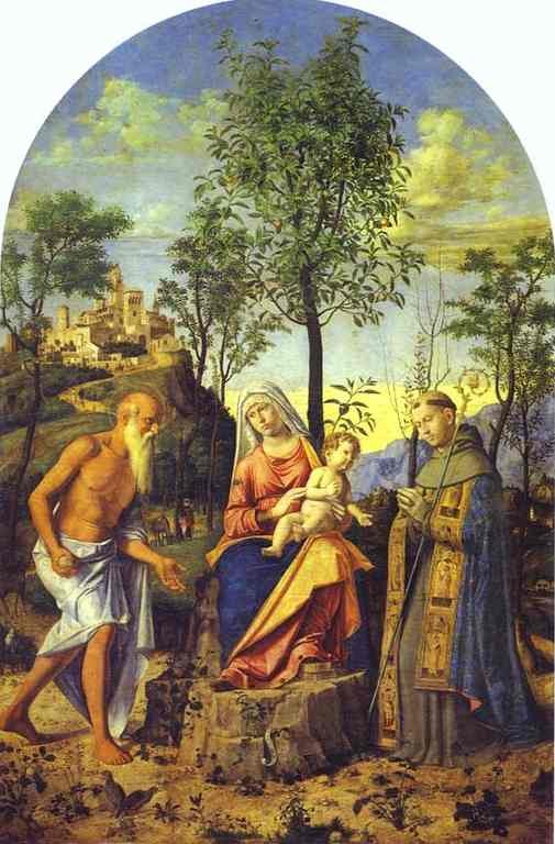 Cima da Conegliano (1449-1518), Madonna dell'Arancio, 1497/98, Venedig, Gall.d.Accademia