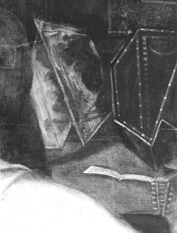 Domenico T.,Tarquin & Lukrezia, Prado; Detail des Virginals