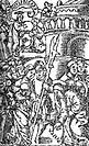 anonymer Holzschneider für "Biblia sacra vulgata ecc," 1552 des Jean Benoit