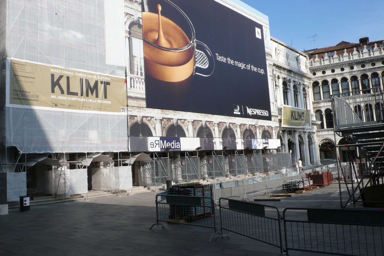 La pubblicità in piazza San Marco cambia