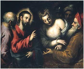 Jacopo Palma Giovane(1544-1628), "1599" sig.&dat. Gall. di Palazzo bianco Genova