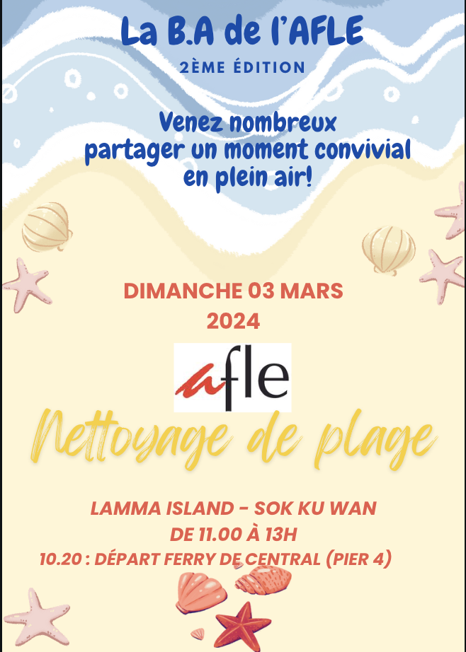 Nettoyage de plage