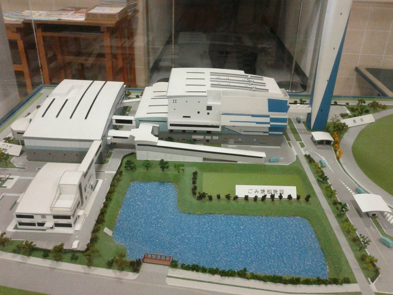 2013年1月17日　流山市クリーンセンターの模型