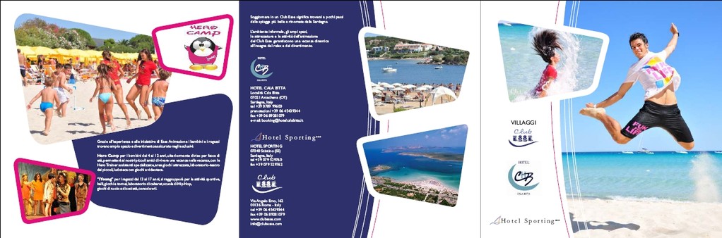 Club Esse - brochure tre ante - fronte