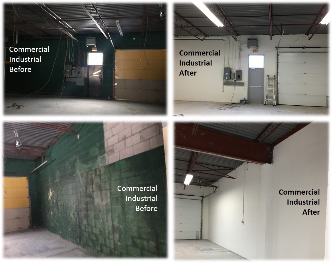 Commercial, Industrial Repair, Paint and Repaint, Spray Painting