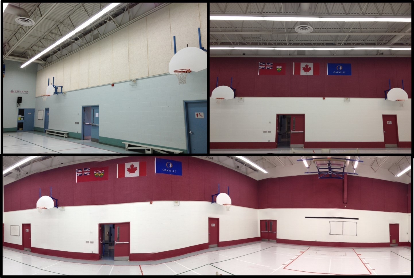 School Gymnasium Repaint - Custom Color Design