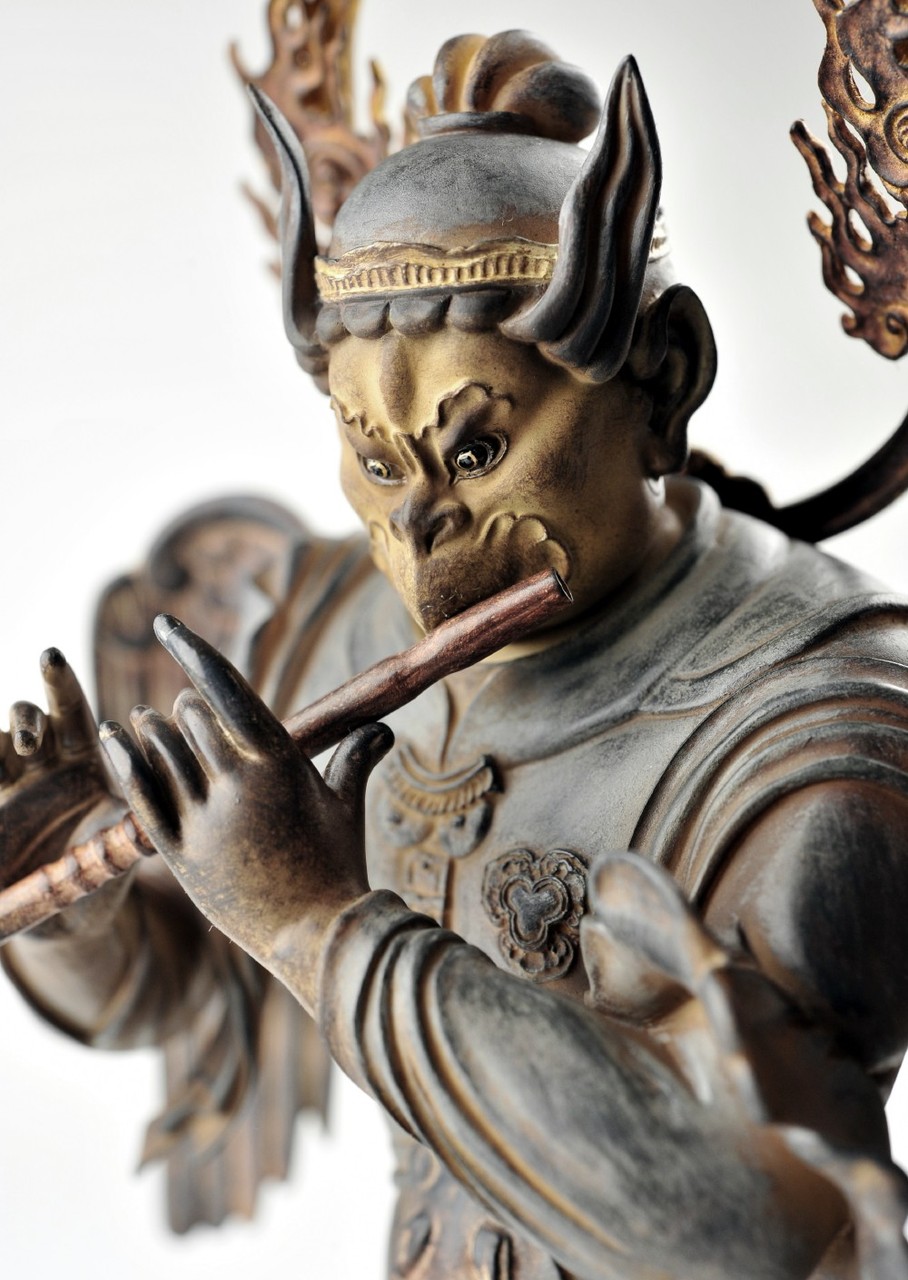 儀楽面 カルラ 迦楼羅 インド神話前身 8部衆 かるら