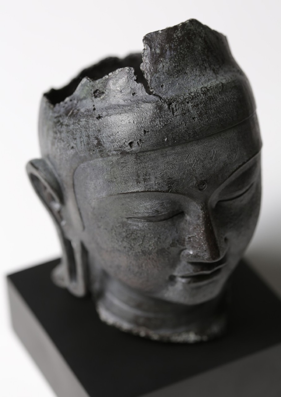 薬師如来（仏頭）_15