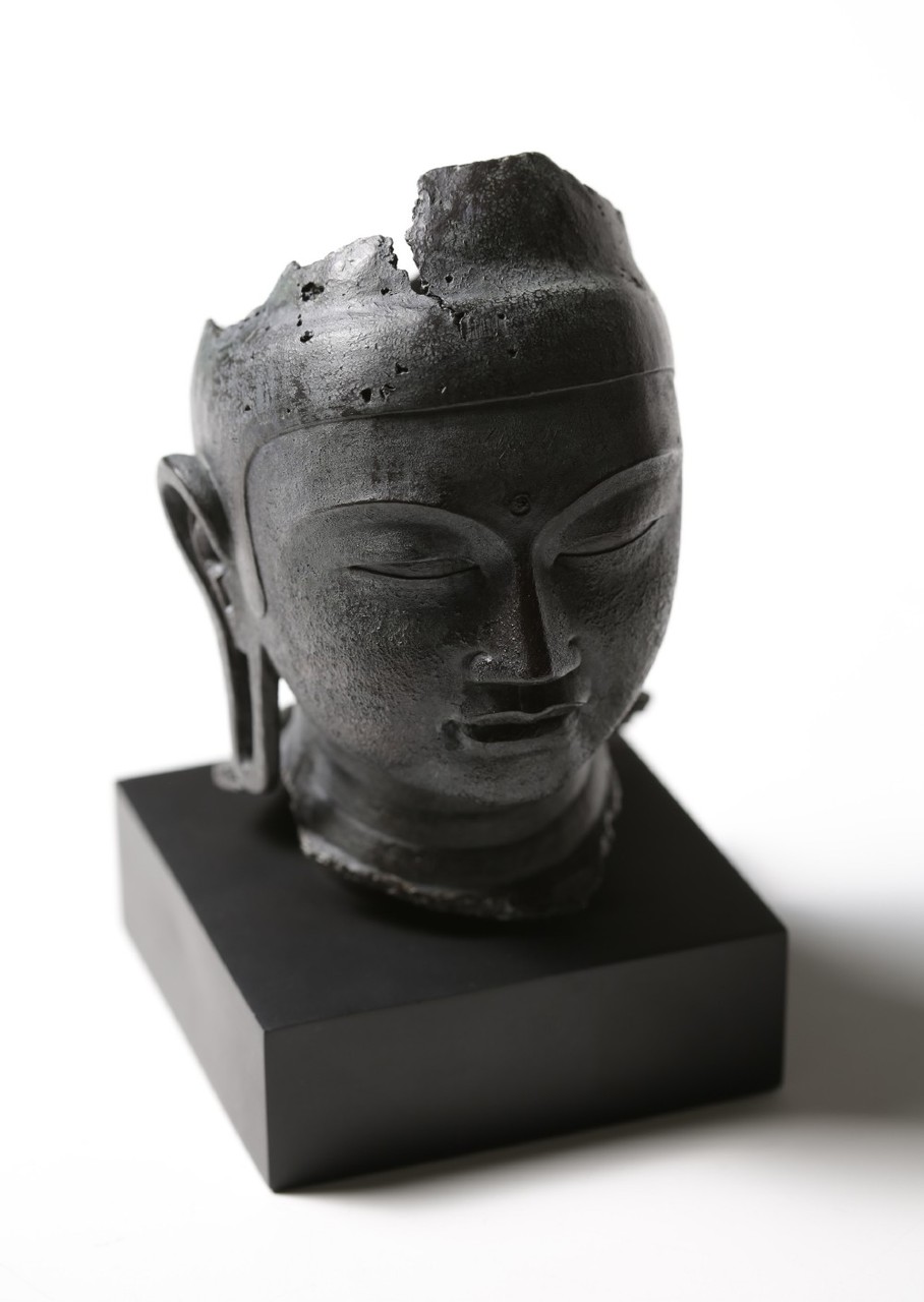 薬師如来（仏頭）_19