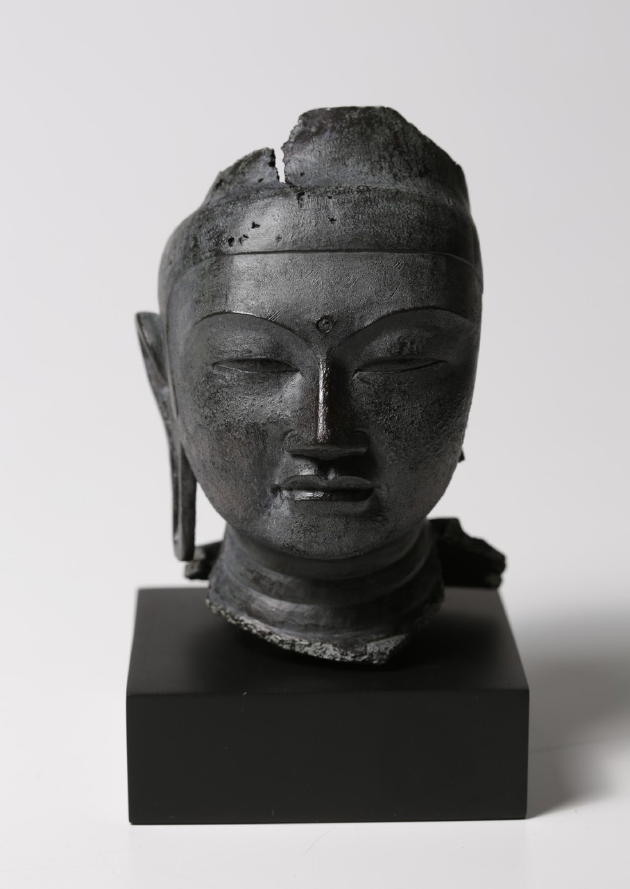 薬師如来（仏頭）_14
