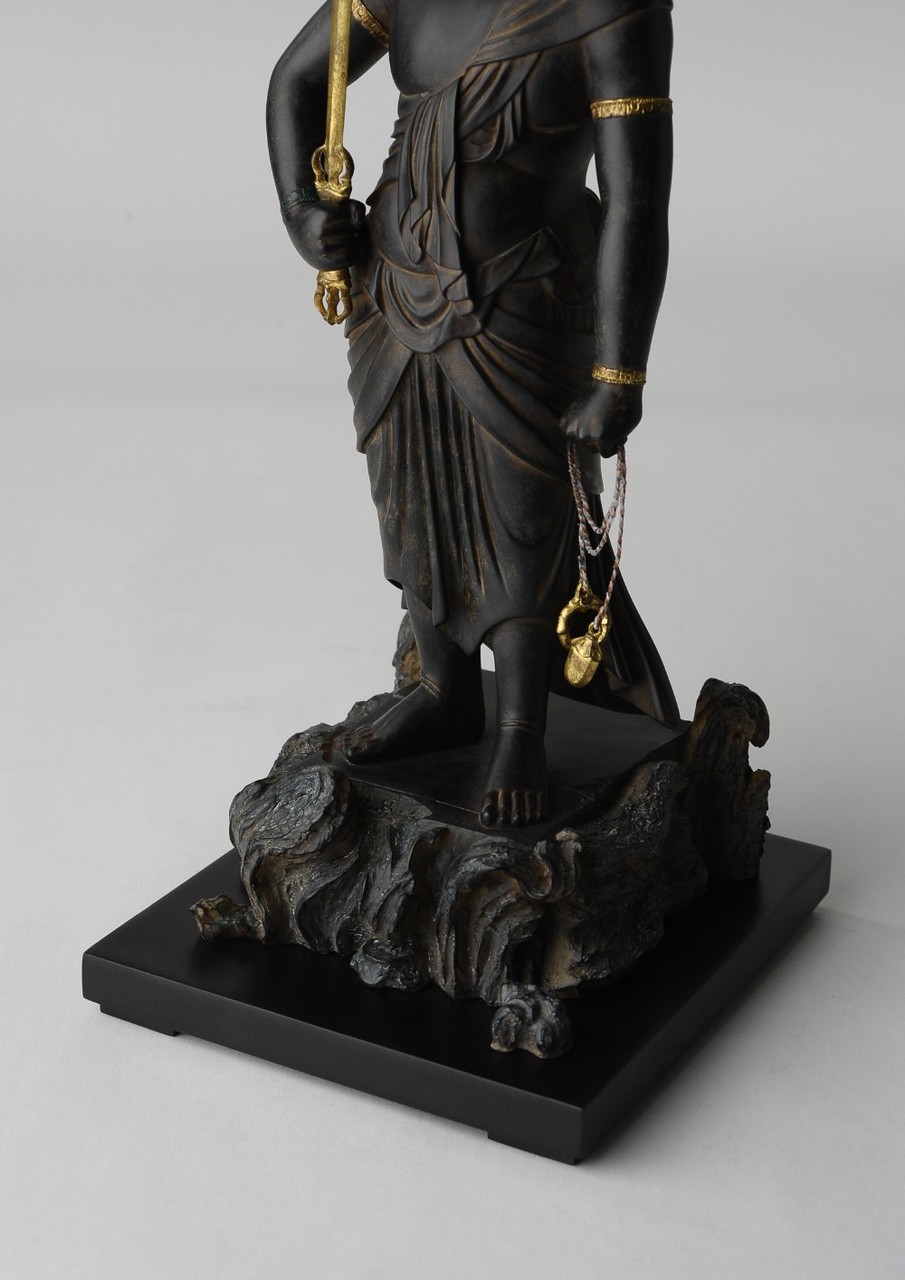 平安〜鎌倉時代・密教￼護法善神「憤怒・不動明王」不動信仰・神仏守護神・寄木造 不動明王 - buddha-statue-world