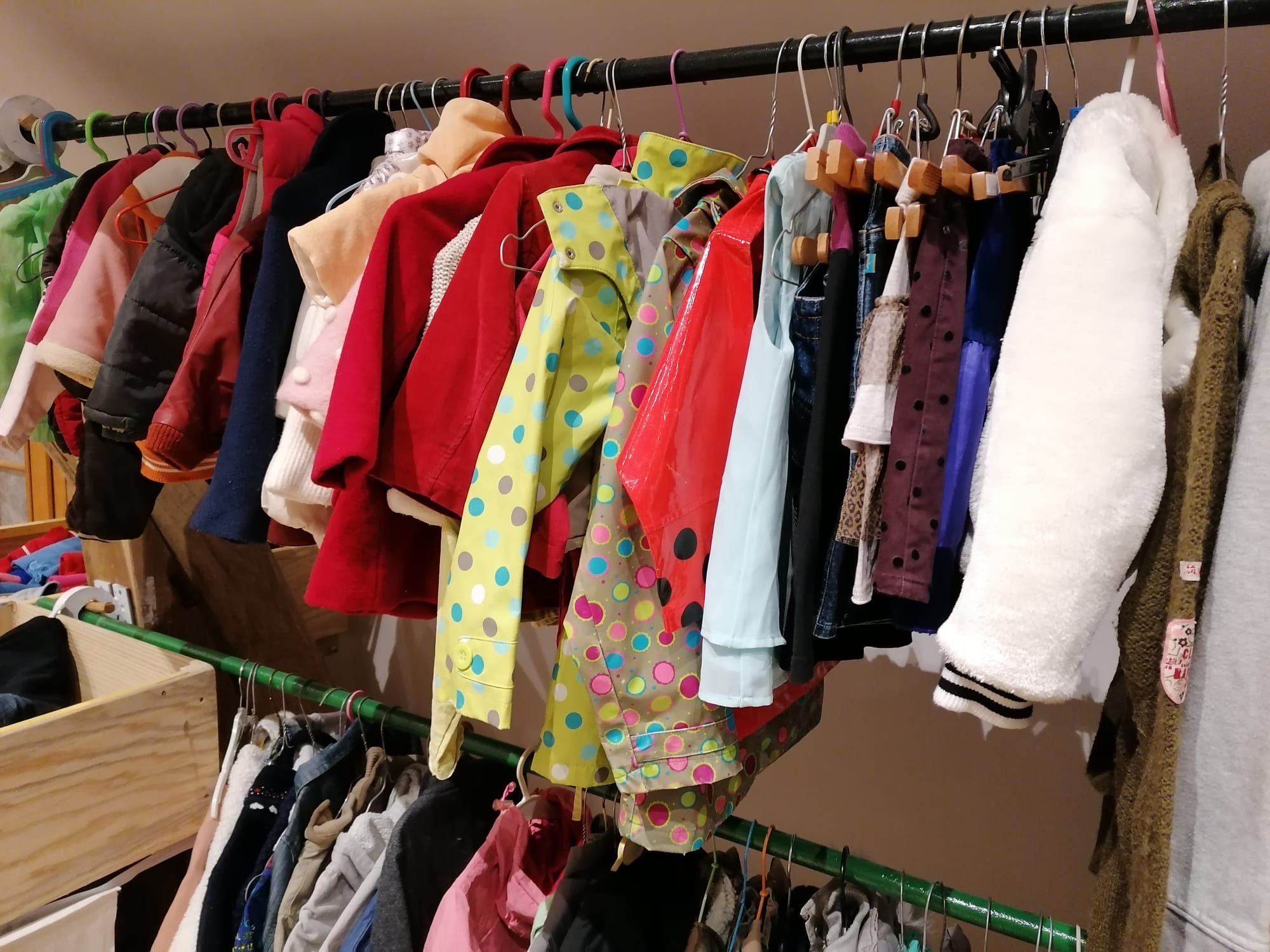 le rayon enfants est très coloré
