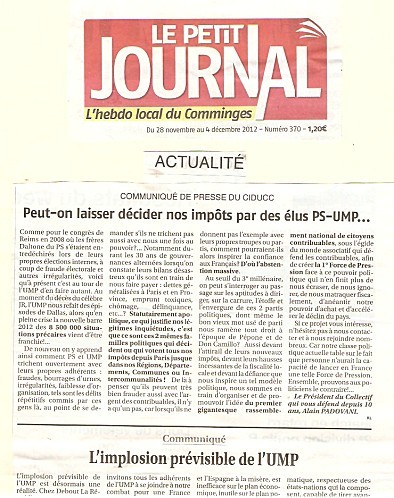 Seconde Publication:                     Le Petit Journal