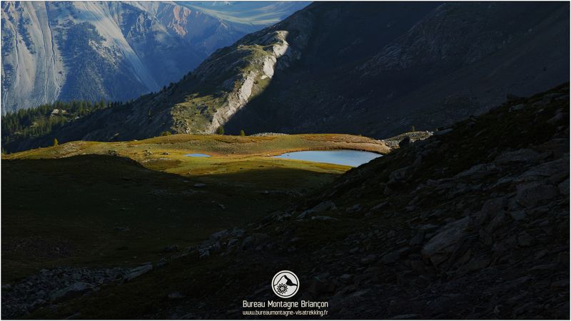 lac de montagne à briançon