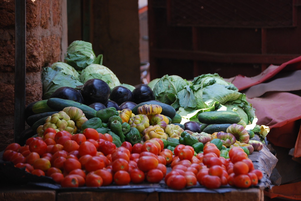 Et les aubergines, un peu amères, délicieuses.