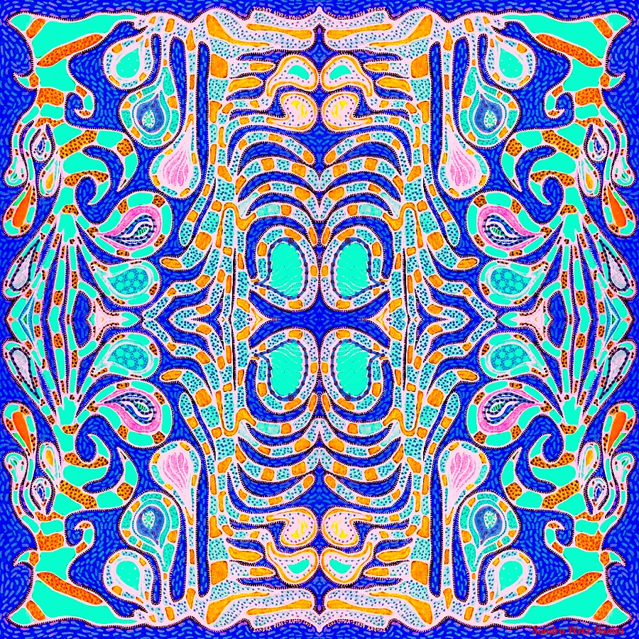 Coral Patterns. Digital, mixed media. Sandra Pérez-Ramos.