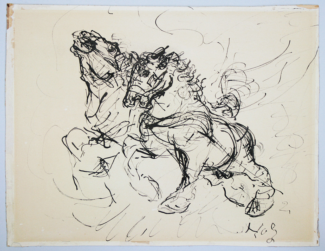 Arno Holz, Pferde 