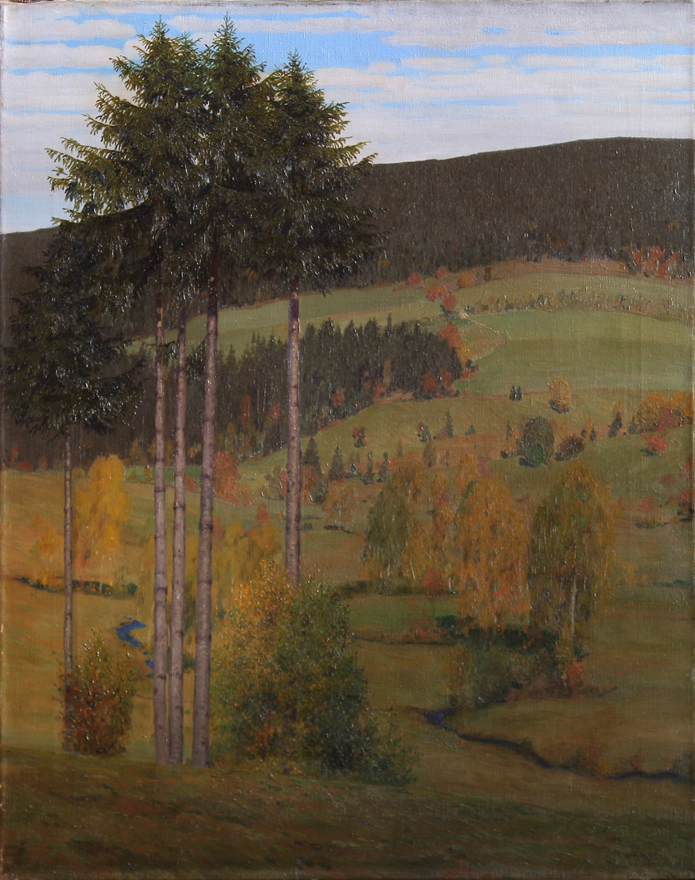 Richard Birnstengel, Sächsische Herbstlandschaft