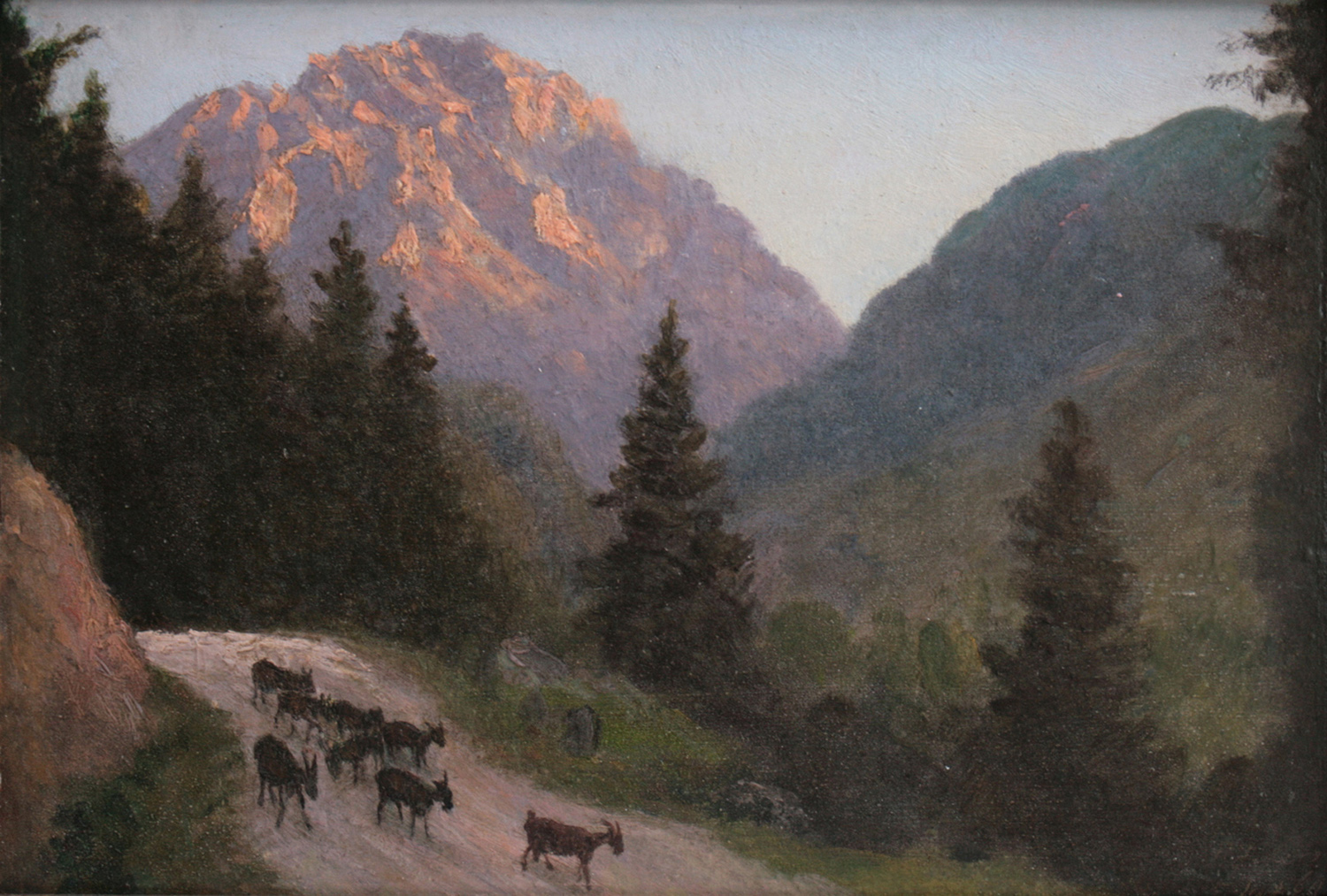 Johann Siegwald Dahl, Schweizreise 1869 