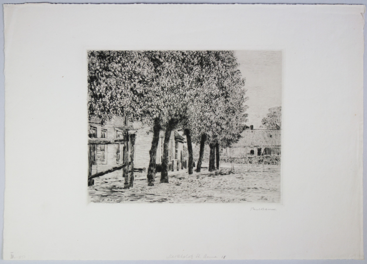 Paul Paum, Marktplatz in Sint Anna ter Muiden