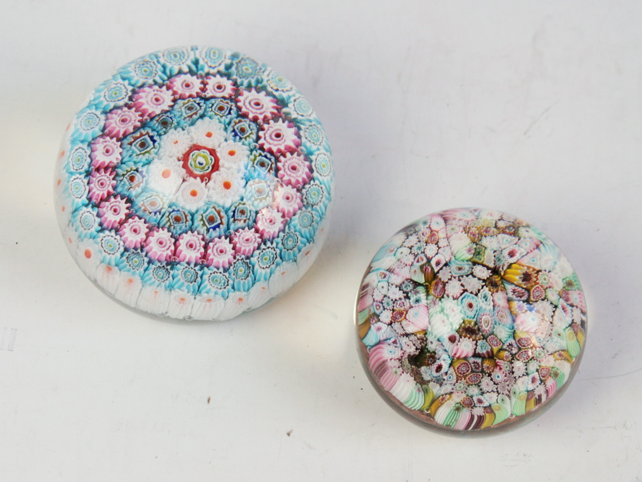 Paperweights Millefiori