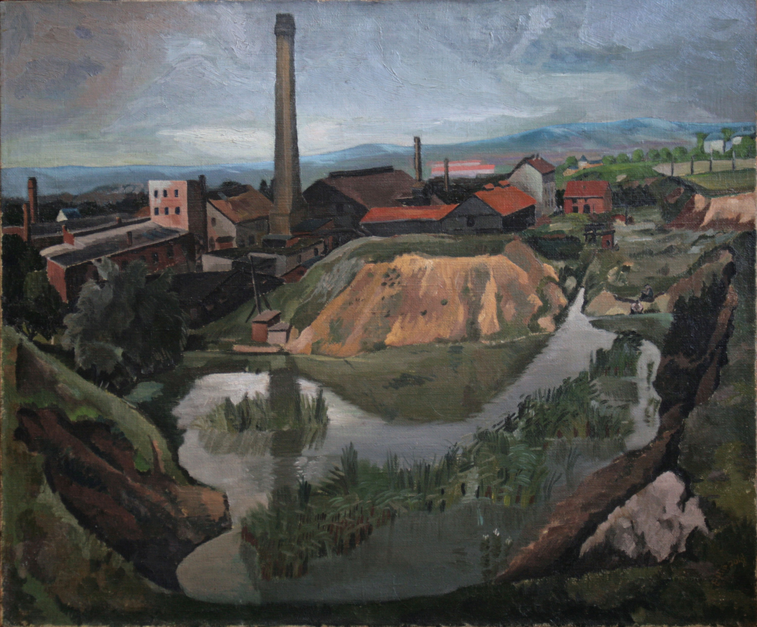 Erhard Hippold, Bergbaulandschaft