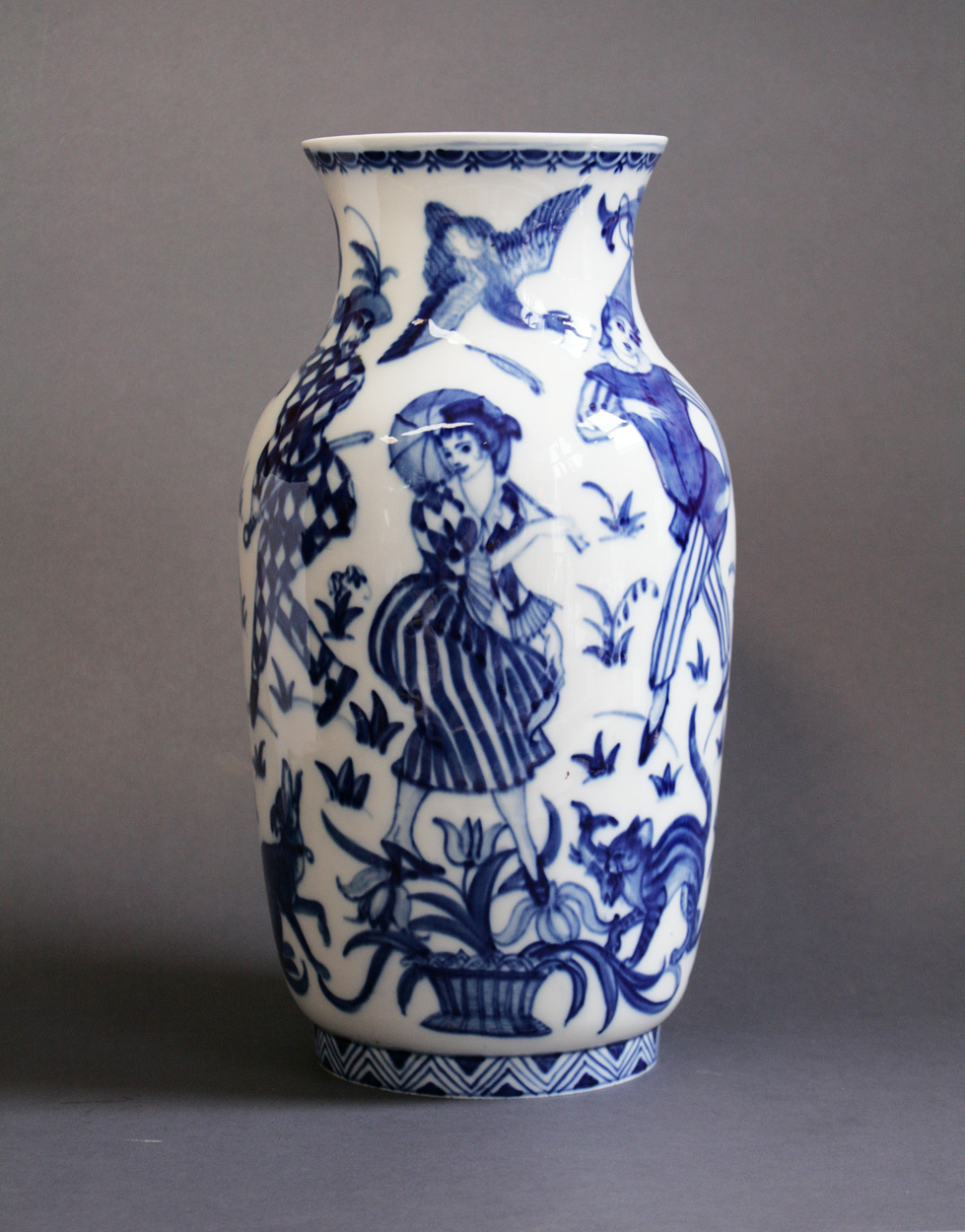 Art Déco Vase "Carneval"  Hugo Stein