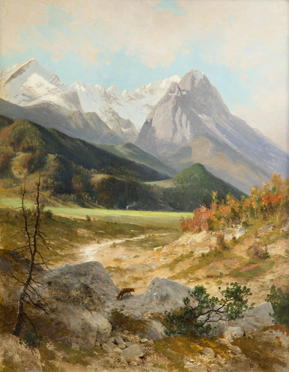 Wladimir Jettel, Alpenlandschaft