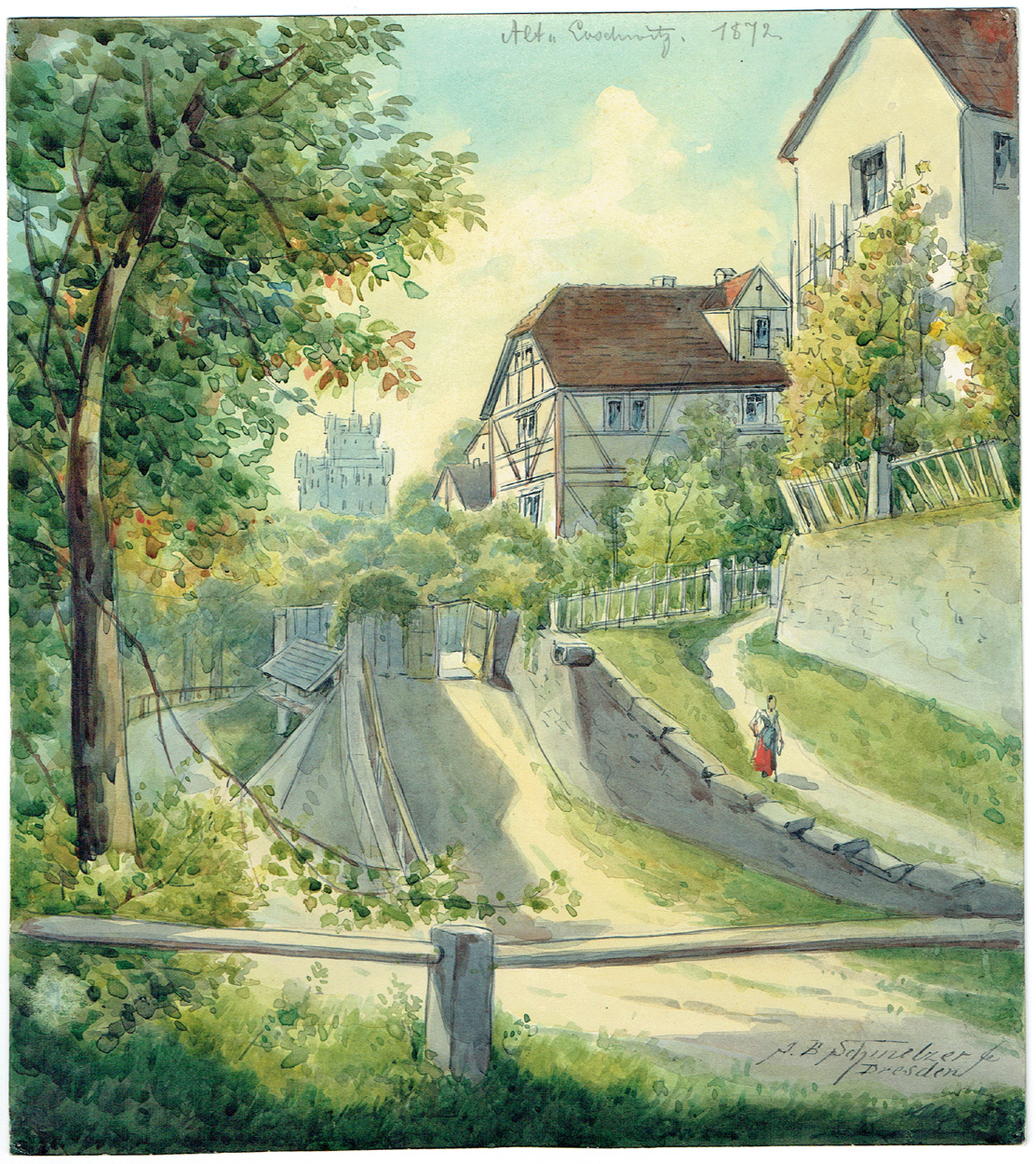 Johann Bernhard Schmelzer, Alt-Loschwitz