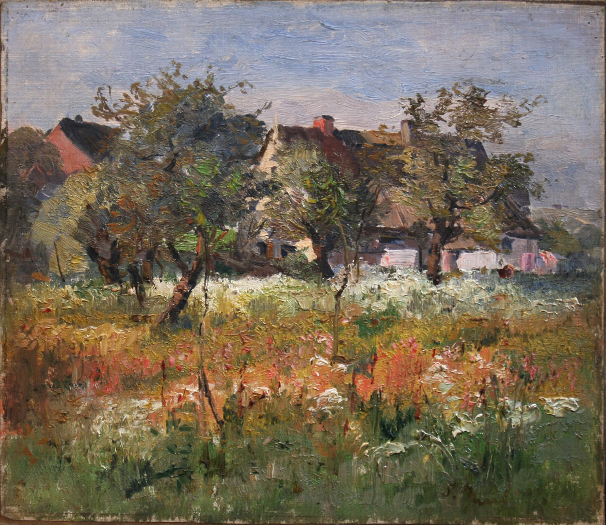 Adolf Gustav Thamm, Impressionistische Sommerlandschaft