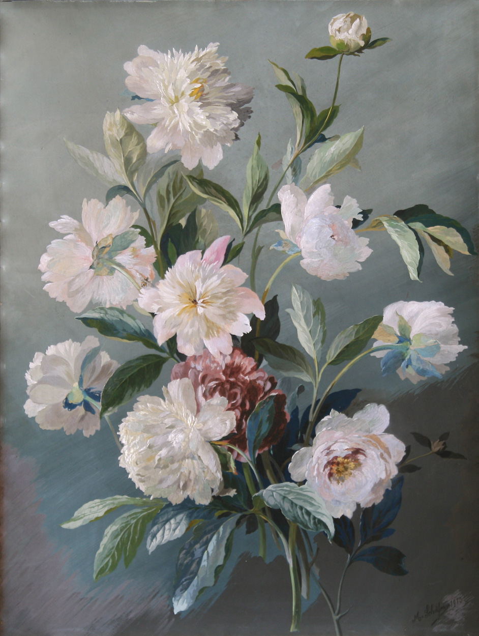 M. Schäfer, Pfingstrosenstrauß