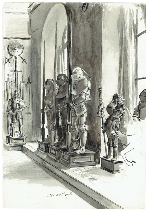 Wilhlem Claudius. Rüstkammer Dresden, 1880